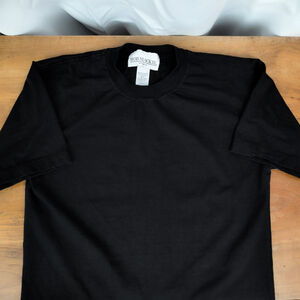 Vintage Bob Mackie Studio T-Shirt Style Black Top Small